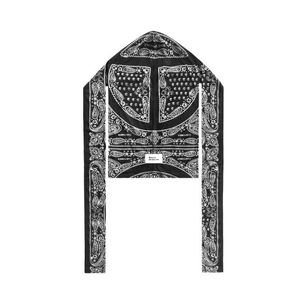 Bandana Print Durag - Black/White