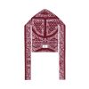 Bandana Print Durag - Red/White