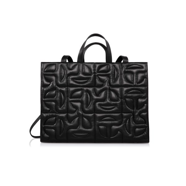 Quilted Large Shopper - Leather