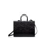 Quilted Medium Shopper - Black