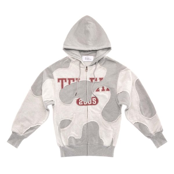 Camo Hoodie - Heather Grey