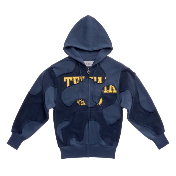 Camo Hoodie - Navy