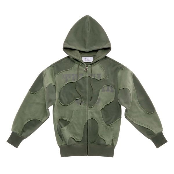 Camo Hoodie - Olive Drab