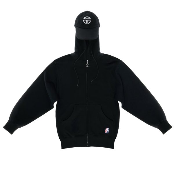 Cap Hoodie - Black