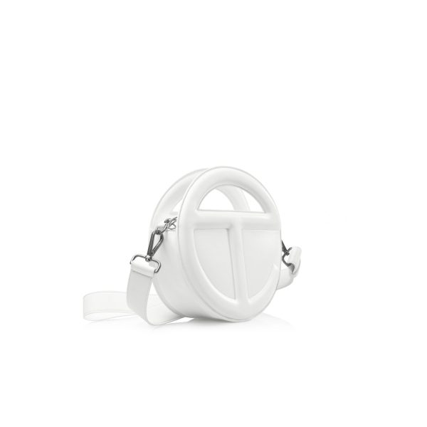 Round Telfar Circle Bag - White
