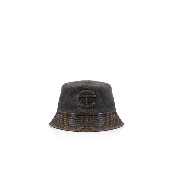 Denim Bucket Hat - Black