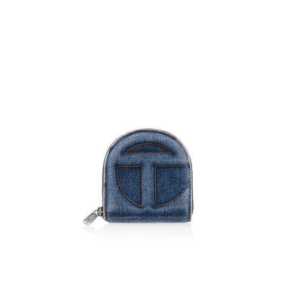 Telfar Wallet - Blue Denim