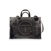 Large Denim Shopper - Distressed Black