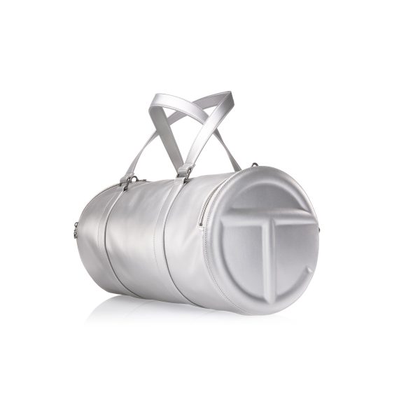 Large Telfar Duffle - Silver