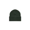 Embroidered Beanie - Dark Olive