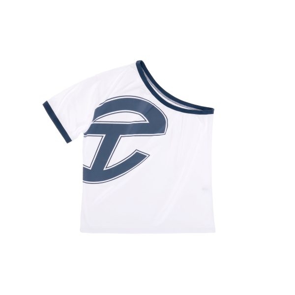 Half T - White/Navy