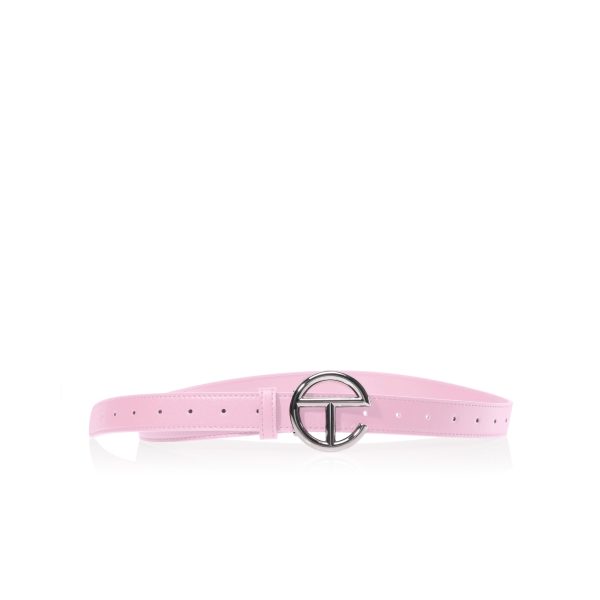 Logo Belt - Silver/Bubblegum