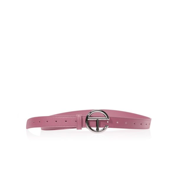 Logo Belt - Silver/Corned Beef