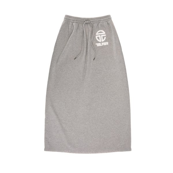 Long Sweatskirt - Heather Grey