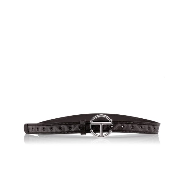 Jacquard Logo Belt - Black Monogram
