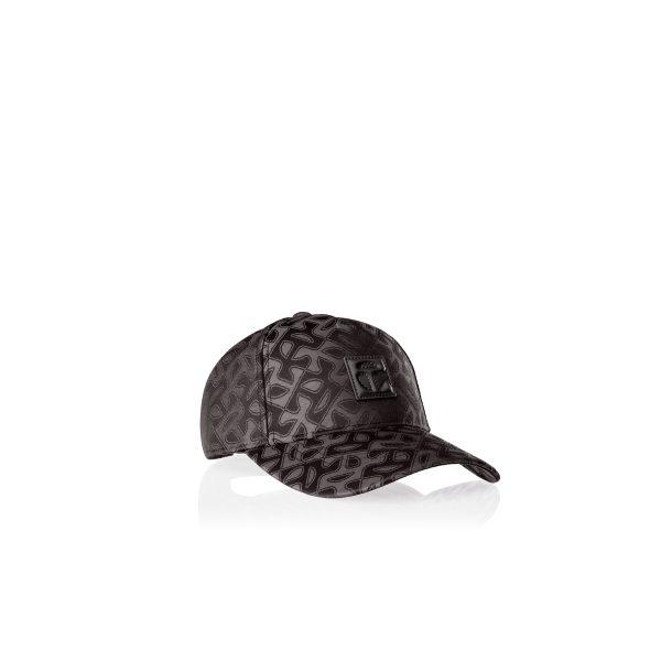 Jacquard Logo Hat - Black Monogram