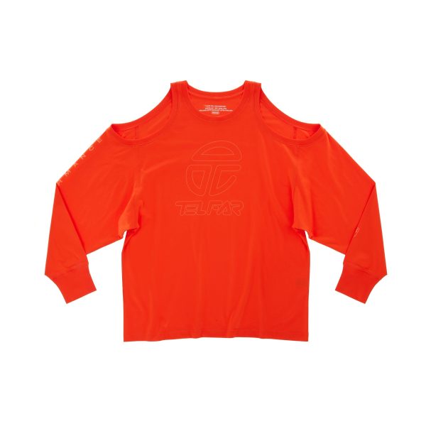 Triple Long Sleeve T - Vivid Orange