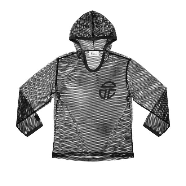 Mesh Hoodie T - Black