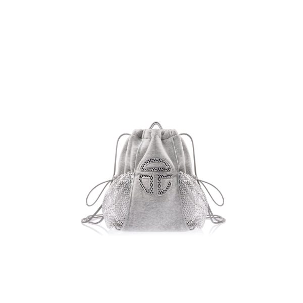Mini String Bag - Heather Grey