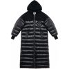 Puff Hoodie Coat - Black