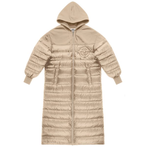 Puff Hoodie Coat - Cream