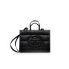 Medium Puff Shopper - Black
