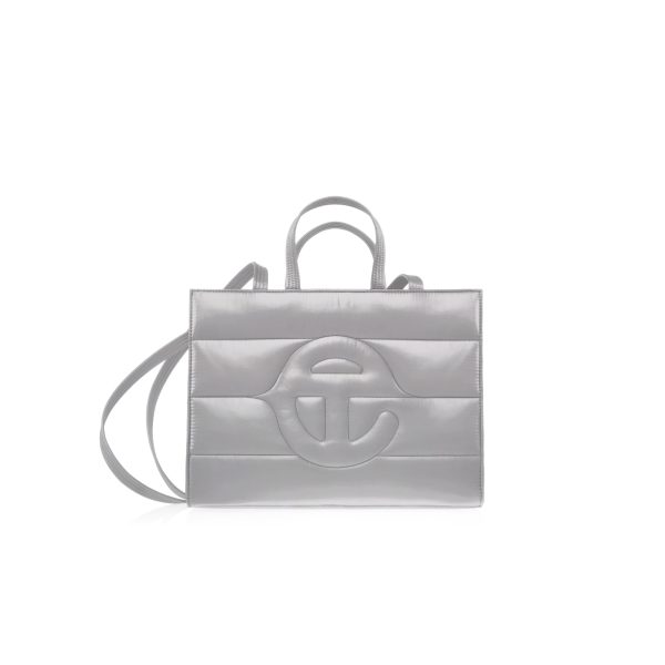 Medium Puff Shopper - Grey