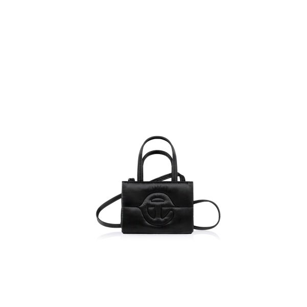 Small Puff Shopper - Black