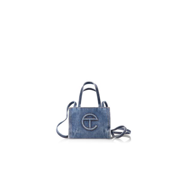 Small Denim Shopper - Blue