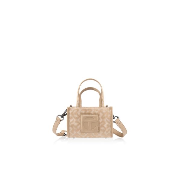 Small Jacquard Shopper - Cream Monogram
