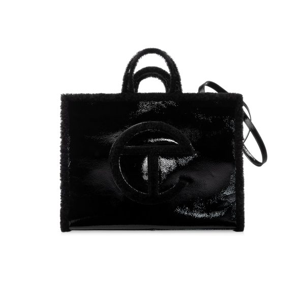 Large Shopper Crinkle - Black