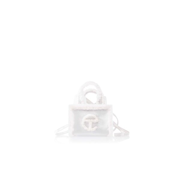 Small Shopper Crinkle - White