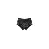 Poom Poom Leather Shorts - Black